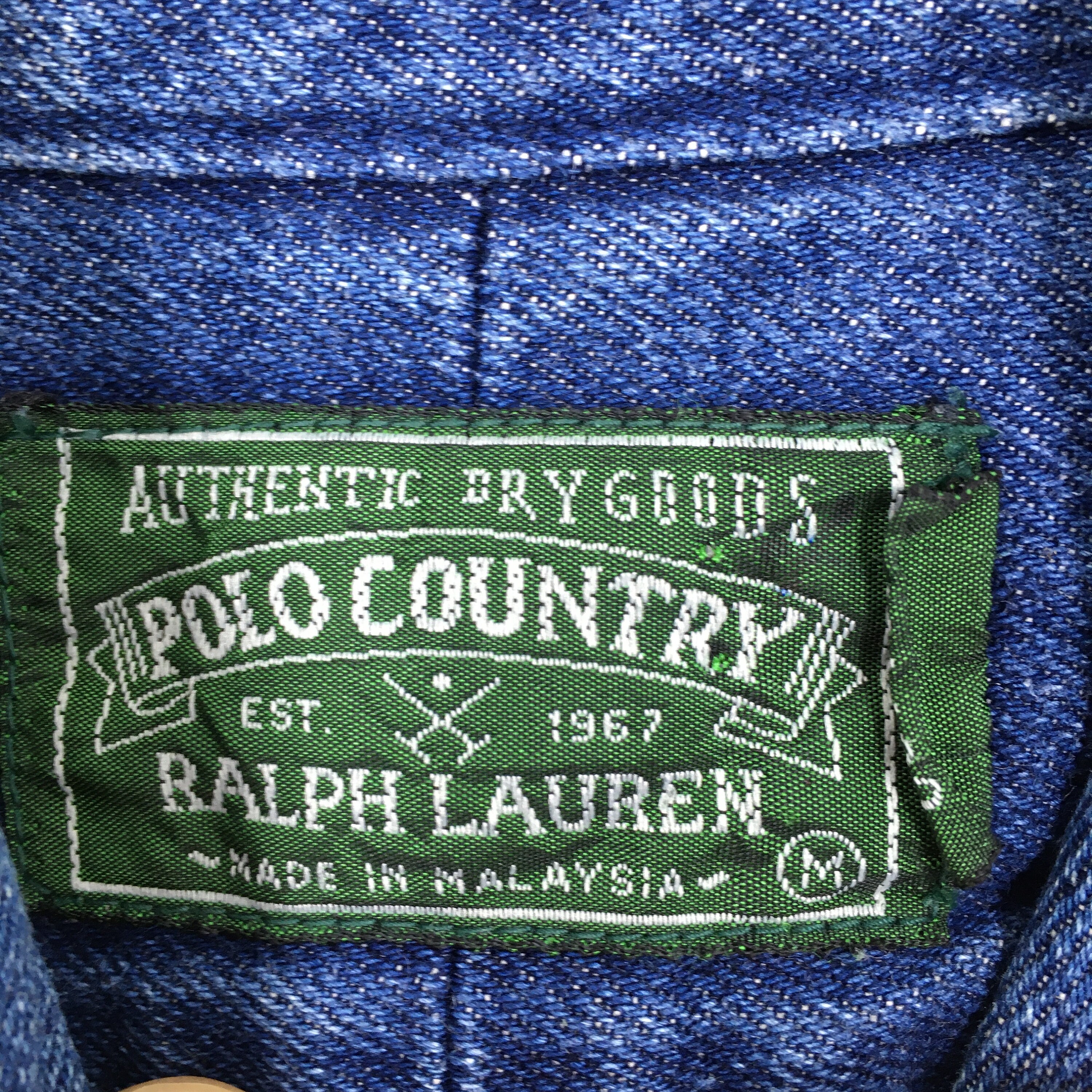 Polo Country Denim Shirt Oxfords Mens 