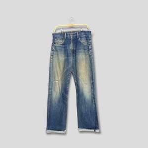 Size 28x28 Vintage Levi's 501 Blue Jeans Levi's Faded Dirty