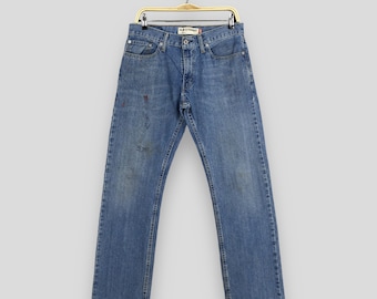Vintage Levis Stussy Jeans 32 X 32 Blue Distressed SS505 Selvedge