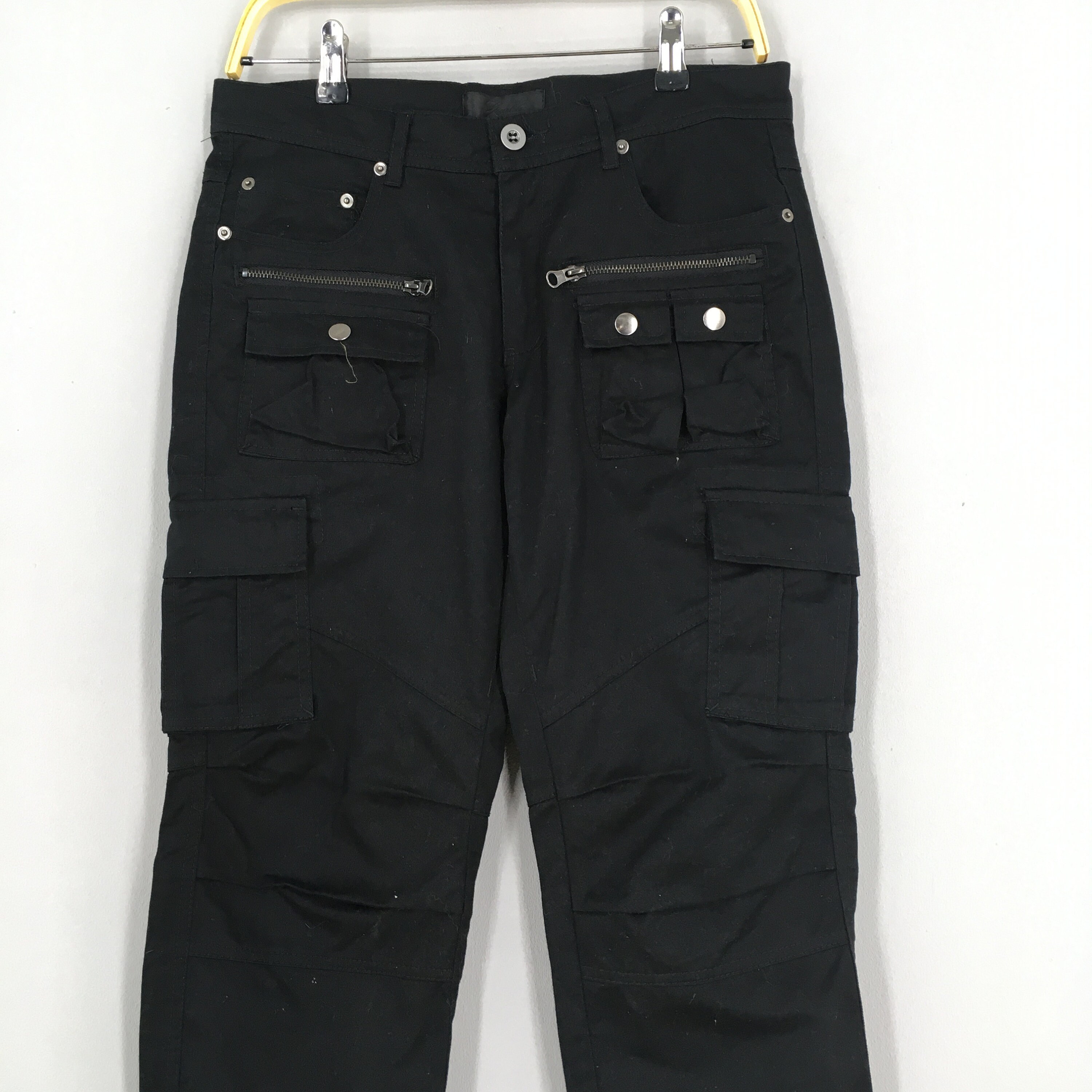 Size 32x31 Japanese Brand Cargo Bondage Pants Slim Fit Pants