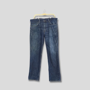 Size 38x30 Vintage Levis 511 Indigo Blue Jeans Faded Skinny Denim 90s Levis Slim Fit Denim Levi&#39;s 511 Stonewash Jeans Levi&#39;s Slim Fit Jeans