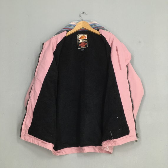 Vintage Ellesse Bomber Ski Wear Winter Pink Jacke… - image 6