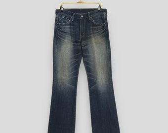 Size 32x28 Vintage 90s Levi's 517 Flared Jeans Levis Blue Bootcut