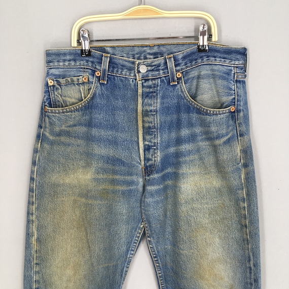 Size 32x31 Vintage Levi's 501XX Faded Dirty Jeans Stonewash Denim