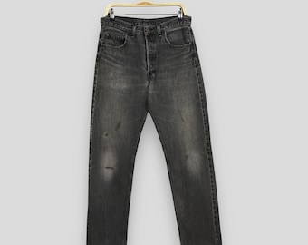 1980s Vintage Black Levi's Denim Jeans, Waist 30 - Etsy