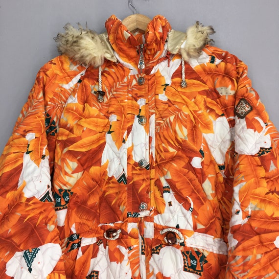 Vintage Elbe Japan Pop Art Multicolor Floral Ski Wear Hoodie Vintage Elbe Japan Pop Art Multicolor Floral Ski Wear Hoodie