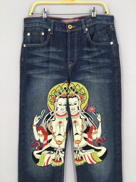 Size 34x32 Christian Audigier Denim 