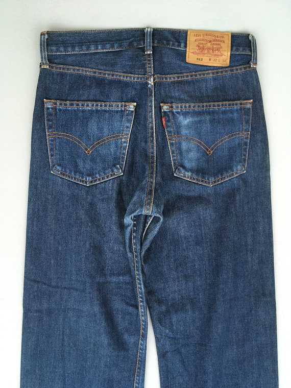 SENEE loose vintage denim Sサイズ ブルー Size 31x27.5 Vintage Levis 512 Blue Jeans Loose Jeans Levis