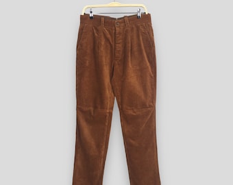 パンツ corduroy pants 90s Vintage 1990s Corduroy Pants Size 33 X 27.5 / American Vintage