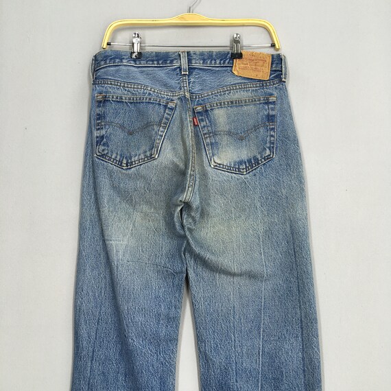 Size 30x33 Vintage 1980s Levi's 501 Distressed Ri… - image 8