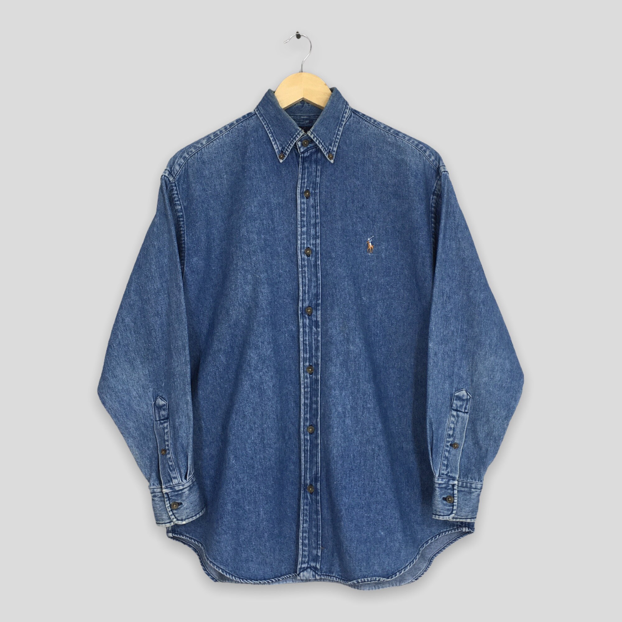Ralph lauren shop denim shirt vintage