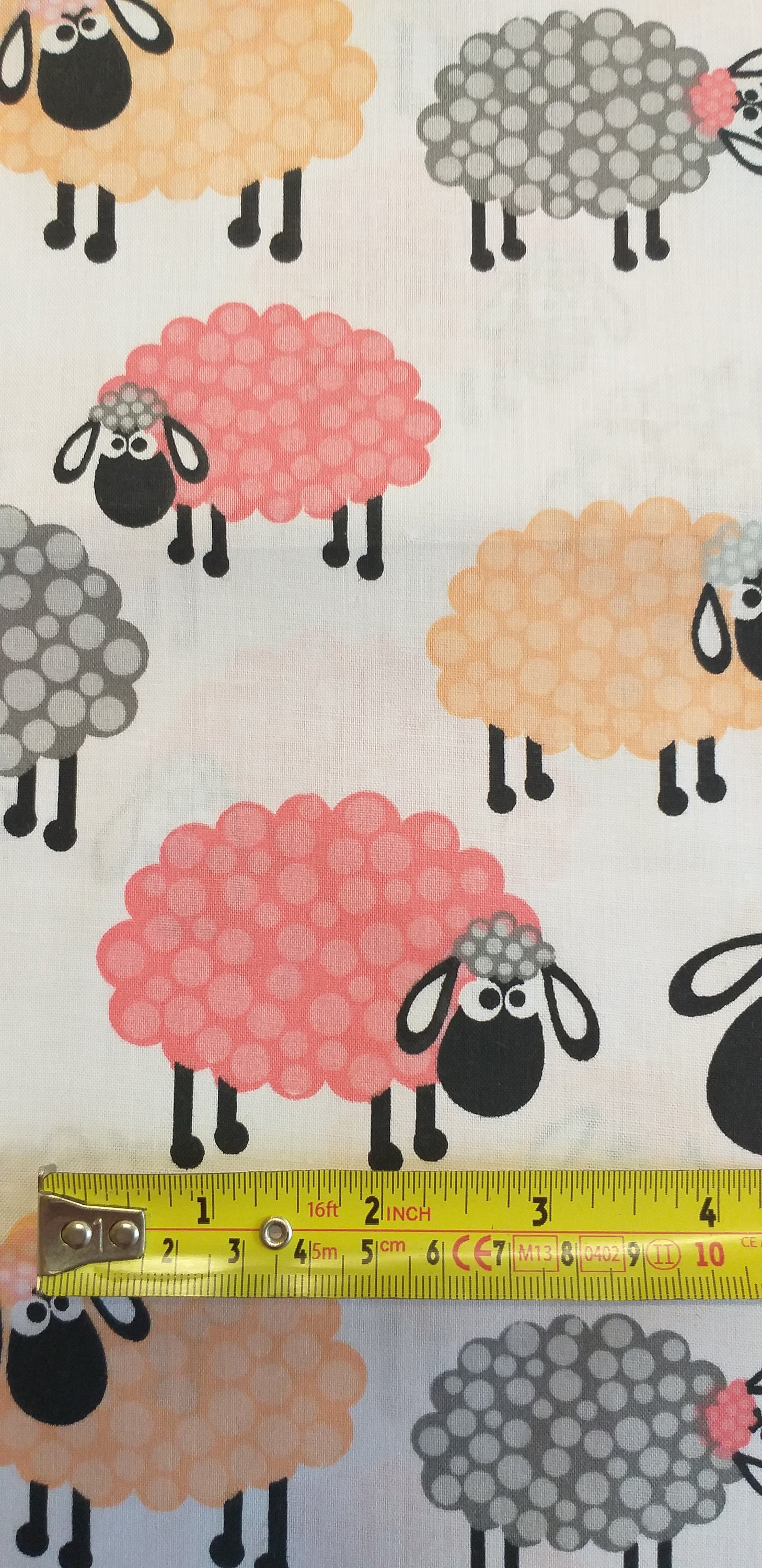 Sheep print cotton Fabric with cute sheep 100 cotton fabric Etsy