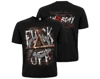 Punk Anarchy T-Shirt: Baseball Bat Symbol, Protest Clothing