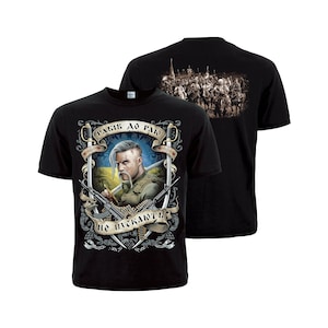 Ukrainian Cossack Warrior T-Shirt: "Slaves Are Not Allowed in Heaven"