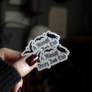 BOOK CLUB Sticker | Halloween | Gothic | Kindle | Spooky