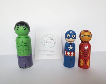 iron man peg doll