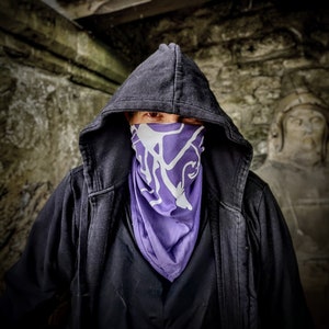 Got some rare things on sale, stranger! - Resident Evil 4 Remake Merchant's Scarf / Mask - RE4 Cosplay Costume - Collector's Display Item