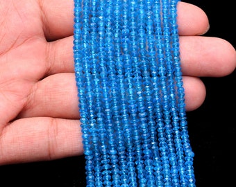 Quarzo Fumè - Filo di rondelle sfaccettate da 3 mm - Fili di Pietre e