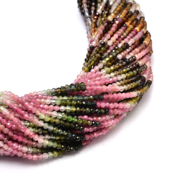 Perline Sfaccettate Rondelle In Pietra Preziosa Di Ametista - Foto 3