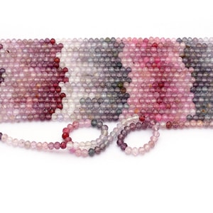 Natural Multi Spinel Faceted Beads ~ AAA+ Multi Spinel Loose Rondelle Beads ~ Spinel Gemstone 3mm-4mm Beads For Jewelry ~ 13&quot; Strand