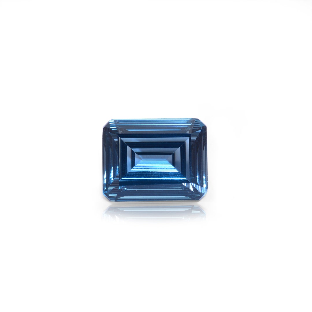 Alluring London Blue Topaz Precision Cut Loose Stone ~ Natural Blue ...
