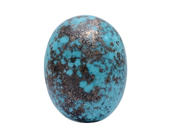 85 cts ~ Enorme cabujón turquesa natural de 26 x 33 mm, liso, ovalado y con parte trasera plana ~ Turquesa semipreciosa suelta ~ Piedra preciosa turquesa para joyería