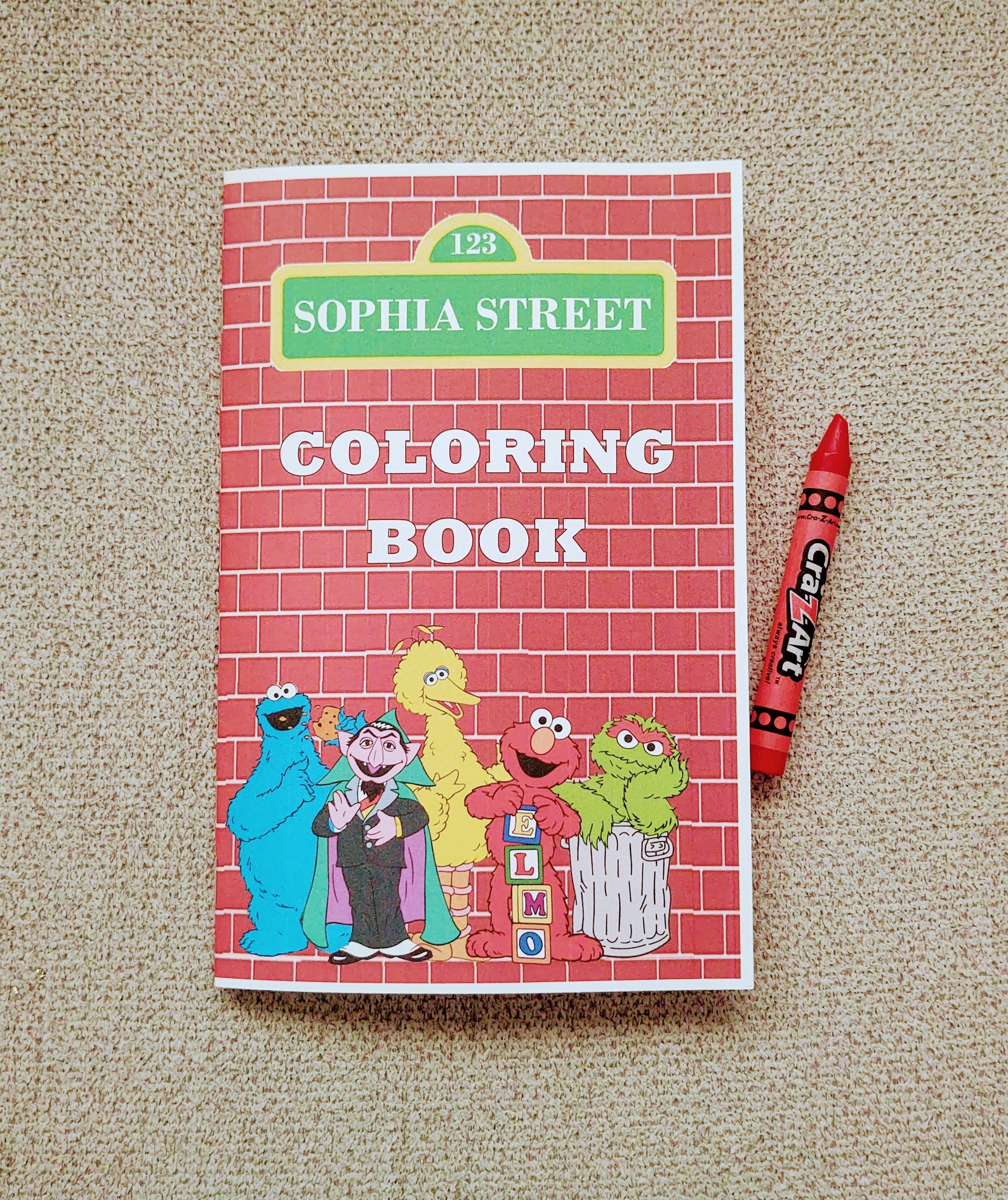 Custom Coloring Book/Personalized Coloring Book/Themed Custom Etsy
