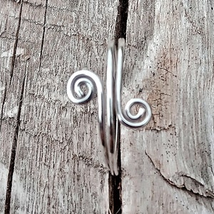 Women's silver ring Women's silver ring - Fine spiral ring - Original 925 silver jewelry - Espritdeboheme jewelry designer