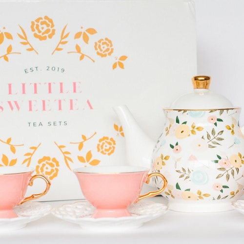 Childrens Tea Set Porcelain Summer Meadow Etsy