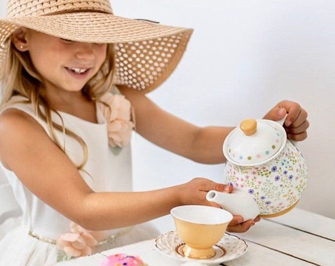 Childrens Tea Set Porcelain Summer Meadow Etsy