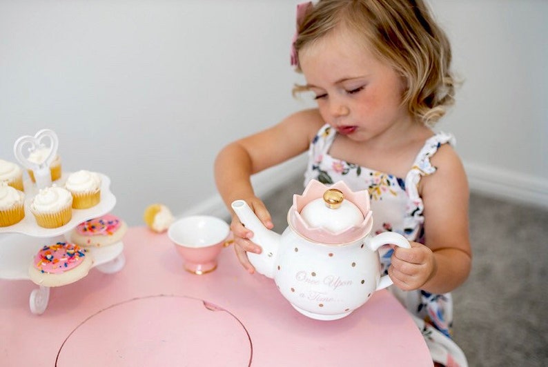 Childrens Tea Set Porcelain Princess Etsy