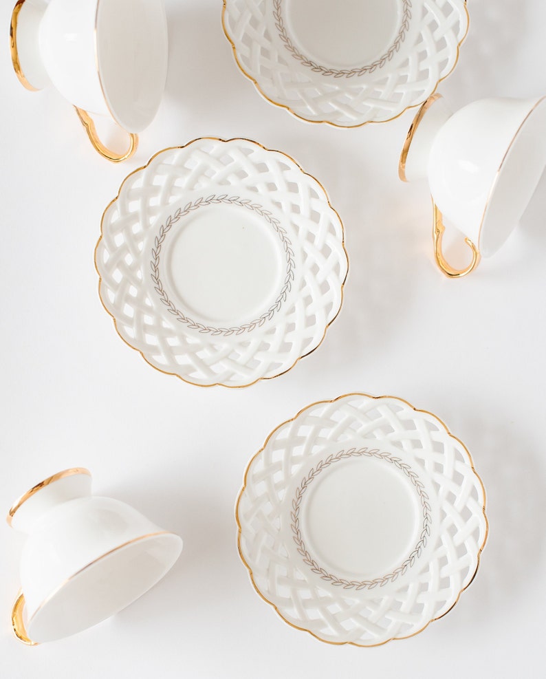 Childrens Tea Set Porcelain Princess Etsy