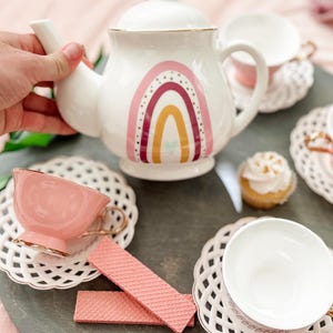 Children’s Porcelain Tea Set - Rainbow