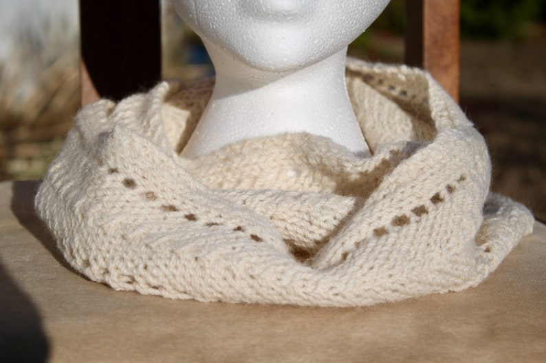 Knitted Alpaca Cowl 3 colours image 8