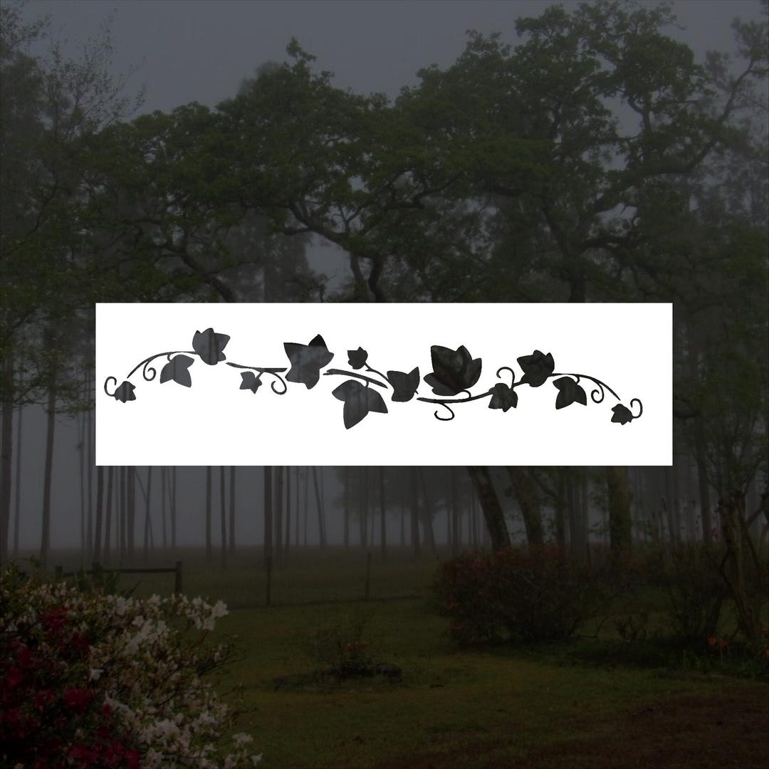 Ivy Vine Stencil Template Digital Download SVG &amp; PNG Cut Files - Etsy
