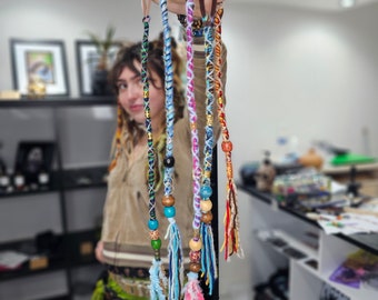 Envolturas para rastas LexxLOXXEnvoltura que varía en longitud, todo hecho a mano en UnorthoDOXX Studio.