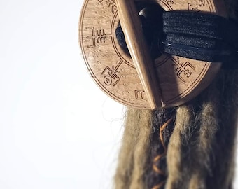 ToggleLOXX Dread Tie Vegvisir (Oak)