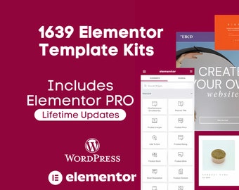 1000+ Elementor Template Kits | Viele Nischen, Kontinuierliche Updates, Support