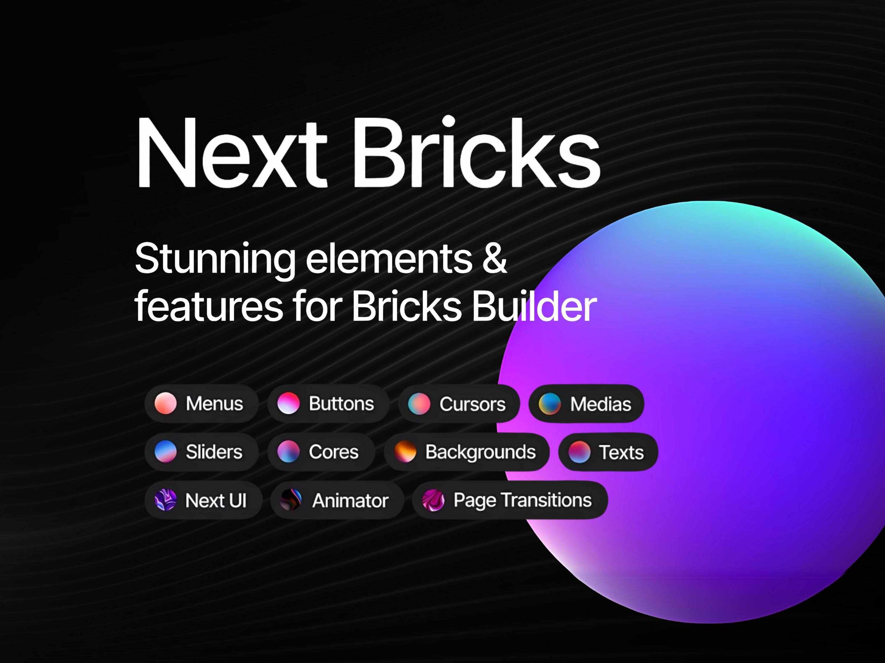 Next Bricks Addon for Bricks Builder Advanced Website Elements ...