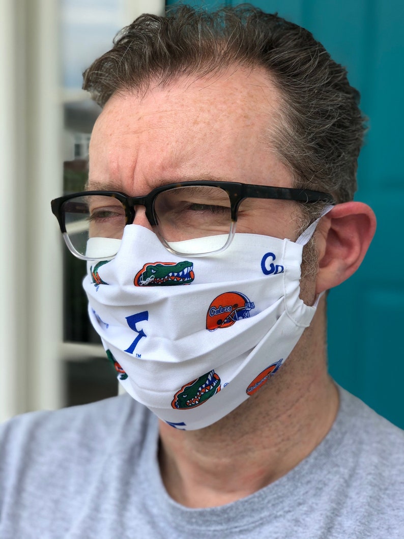 Florida Gators Face Mask with removable pocket filter and nose Etsy