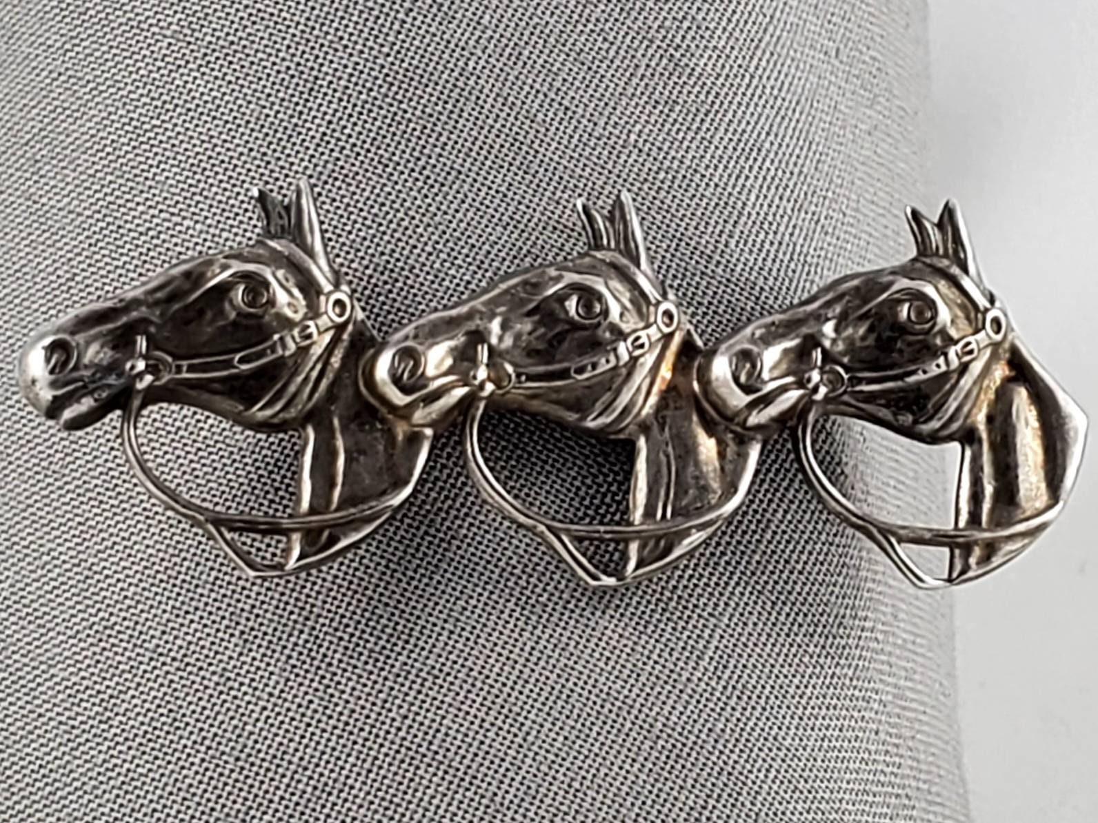 Broche Cheval En Argent Sterling 925 – Modèle 5414, Occasion Très Bon état