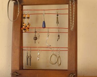 Earring Holder, Display Stand. Funky Bedoom Decor. Quirky Gifts