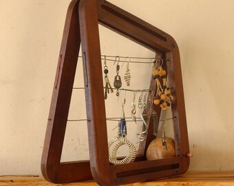 Earring Holder, Display Stand. Funky Bedoom Decor. Quirky Gifts