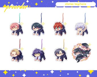 PREORDER - Otomes keychains (Part 2 - Jack Jeanne)