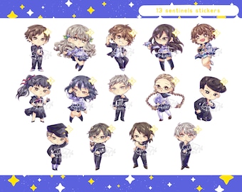 A-F stickers