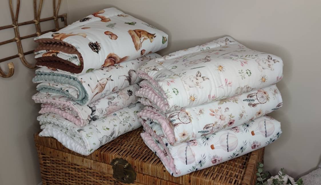 Couverture Hiver Douce Pour Bébé Molletonnée, Plusieurs Coloris et Tailles