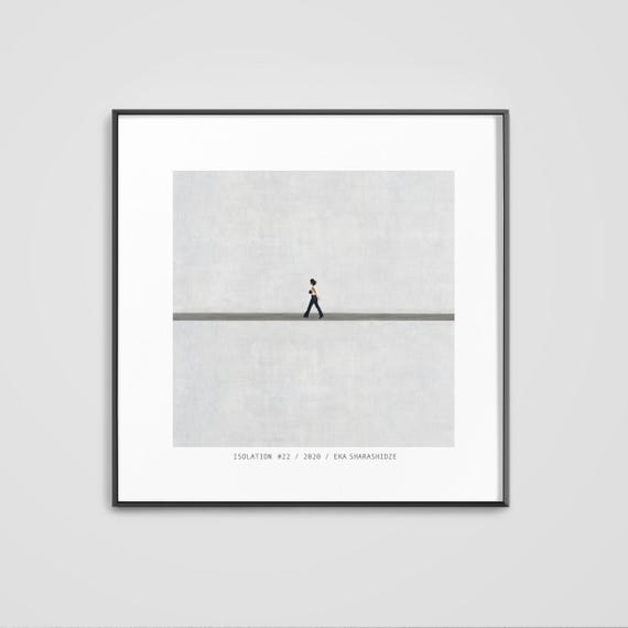 Hochwertige Wandbilder Wohnzimmer  - hellgraue, quadratische Photography. Bilder 20x20, 30x30, 40x40 cm Fine Art Print ungerahmt