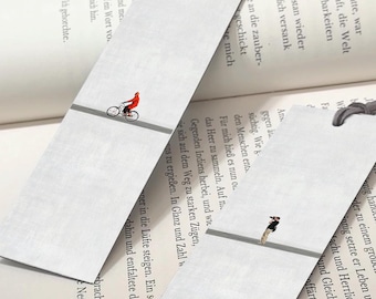 Lesezeichen 2er Set  | Premium minimalist Bookmark | Geschenk für Bücherliebhaber | Minimalistisches Design
