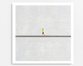 Wanddeko 50x50 cm Fotografie Poster in Grau quadratische Minimalistisch. Stilvolles Kunstdruck Wohnzimmer trendiges Kunstwerk