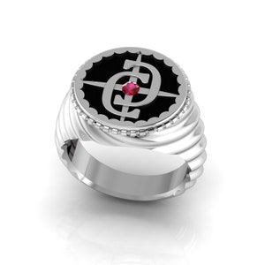 Handmade Sterling Silver Ruby Ring: Elegant Gemstone Jewelry